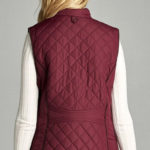 Faux Shearling Lined Quilted Padding Vest-2